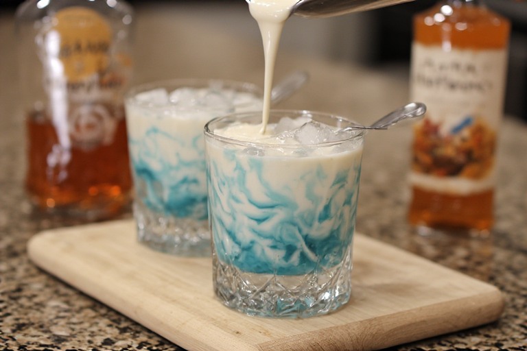 Russian Blue Moon Cocktail (A Creamy Little Nightcap)