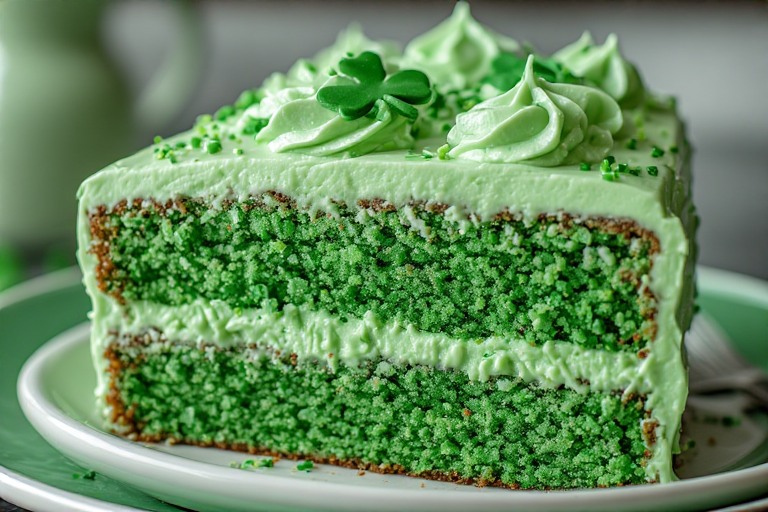 Green Velvet Cake (The Sweetest Little St. Patrick’s Day Treat)