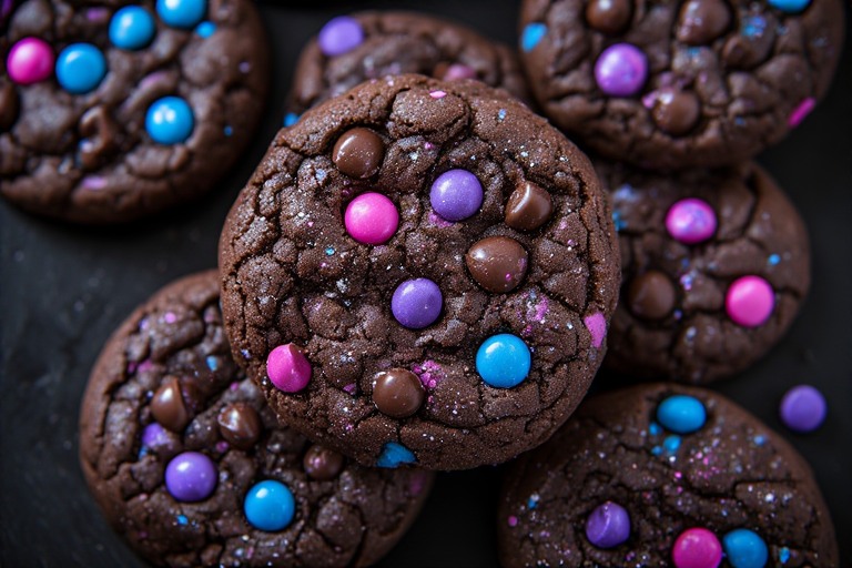 Galaxy Chocolate Chip Cookie